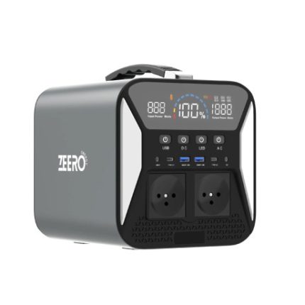 زيرو إنيرجي محطة طاقة محمولة 300 واط، رمادي